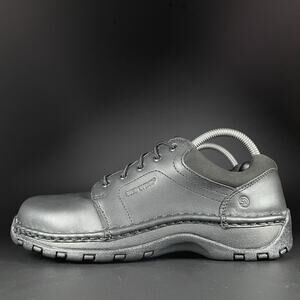 Red Wing 2323 Women’s Size 8 Black Leather Steel Toe Loafers Work Safety Shoes